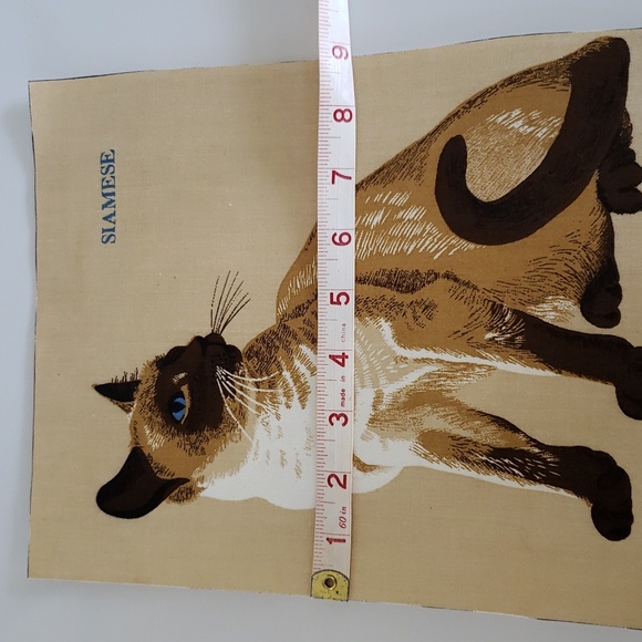 Large Cat Iron On Applique Siamese Cat - Picture 3 of 6